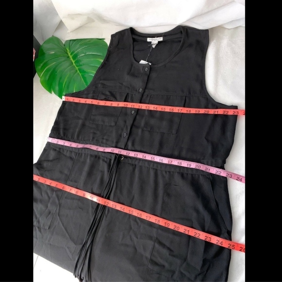 NWT $99 GLAMOROUS Curve Button Front Jumpsuit in‎ Black [SZ 16 ] - Picture 7 of 8